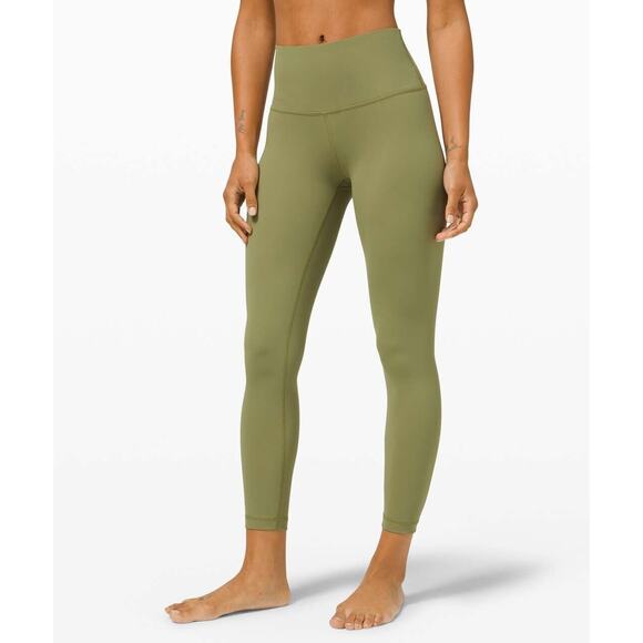 lululemon athletica Pants - Lululemon Wunder Under High Rise Tight Full on Luxtreme Bronze Green Size 2